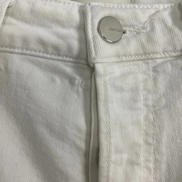 Joe’s Mid Rise Slim Tomboy Crop Jeans The Scout Sz 27 White Distressed Spring - Picture 6 of 14